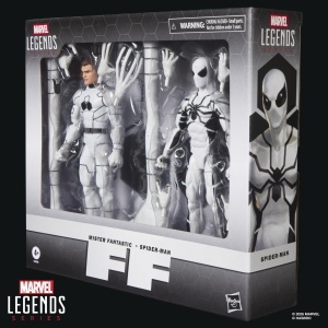 Set Figurine Marvel Legends Mister Fantastic si Spider-Man, 15 cm, 11 accesorii - Img 13