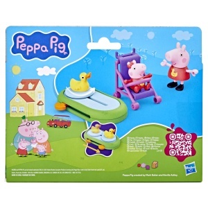 Set Figurine Peppa Pig - Familia Wutz, 5 Piese, Roz - Img 9