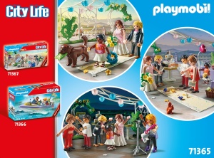 Set Figurine PLAYMOBIL 71365 - Petrecere Nunta, 163 Piese, 7 Figurine, 5 Animale - Img 8
