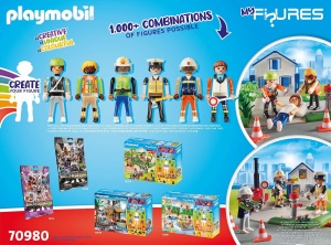 Set Figurine PLAYMOBIL My Figures 70980 Misiune de Salvare, 120 piese, 6 figurine - Img 4