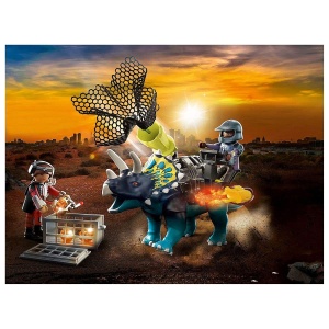 Set Figurine PLAYMOBIL Triceratops 70627 cu Miniroboti si Accesorii - Img 2