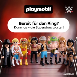 Set Figurine PLAYMOBIL WWE cu Hulk Hogan, Stone Cold, John Cena si Accesorii - Img 6