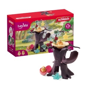 Set figurine Schleich BAYALA - Buchet de Babyeulen, 16 piese, pentru copii 5-12 ani