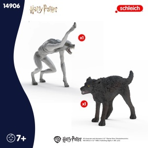 Set Figurine Schleich Harry Potter - Lup vs. Animagus, 2 Piese, Ideal pentru Copii 6 - Img 6