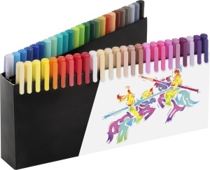 Set Filtre Faber-Castell Black Edition 50 Markere cu Pinsel - Img 2