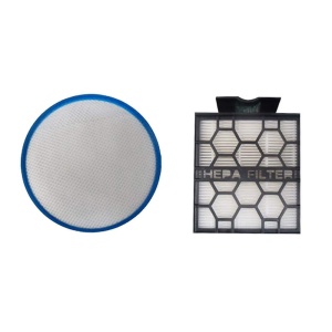 Set filtre Polti PAEU0295 pentru aspiratoare Unico HEPA si dublu filtru NegruGri