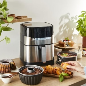 Set forme de copt Tefal J176S204 pentru friteuza cu aer cald antiaderente distributie uniforma a caldurii - Img 4