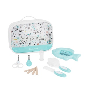 Set ingrijire bebe Badabulle Baby Splash 7 piese Transparent Compact