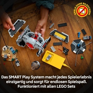 Set Interactiv LEGO Star Wars 75421 - TIE Fighter cu Minifigur si SMART Brick - Img 6