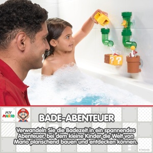 Set joc de baie Mario, jucarie interactiva pentru copii, ab 2 ani - Img 2