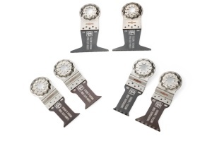 Set lame de taiere pentru lemn si metal FEIN Best of E-Cut, 6 piese, compatibil multitool