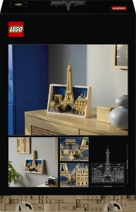 Set LEGO Architecture Paris Stadt der Liebe 21064, 958 piese, decoratiune 3D - Img 12