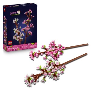 Set LEGO Botanicals Kirschbluten 40725 - 430 piese, flori artificiale, decoratiune birou