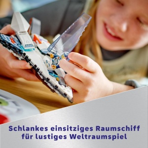 Set LEGO City Raumschiff 60430 cu astronaut si drone, 240 piese, pentru copii 6 - Img 4