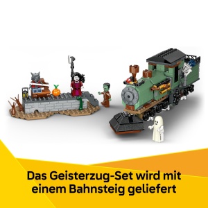 Set LEGO Creator Geisterhaus 3-in-1 cu 5 Minifigurine, 736 Piese - Img 5