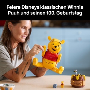 Set LEGO Disney Winnie Puuh 43300 cu 1399 piese, figurine si detalii ascunse - Img 3