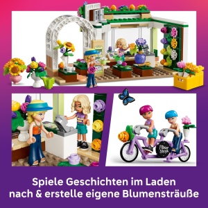 Set LEGO Friends Creativ Magazin de Flori - 377 Piese, 2 Figurine, Accesorii - Img 4