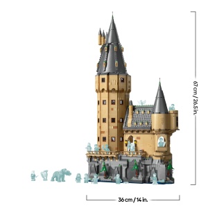 Set LEGO Harry Potter Hogwarts - Turn Principal 2135 piese, 12 minifigurine - Img 8