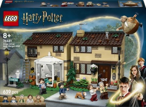 Set LEGO Harry Potter Ligusterweg Tante Magda, 639 piese, 5 figurine