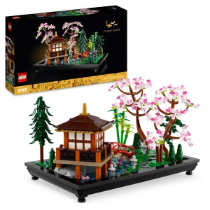 Set LEGO Icons - Gradina Linistii 10315, Pavilion, Koi, Lotus, Deko - Img 1