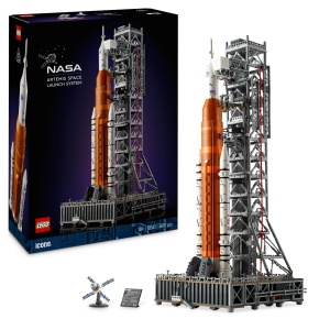 Set LEGO Icons NASA Artemis Startrampe 10341, 3601 piese, model detaliat, decorativ