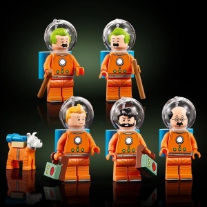 Set LEGO Ideas Racheta Luna Tintin 21367 cu 5 Minifigurine si Struppi - Img 3