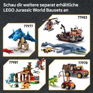Set LEGO Jurassic World Flucht des Spinosaurus 77982, 820 piese, figura mobila - Img 8