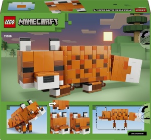 Set LEGO Minecraft Fuchs 21588, 497 piese, figura mobila pentru copii de 10 ani - Img 10