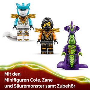 Set LEGO NINJAGO Cole Action-Mech 71854 cu 3 Minifiguri si Accesorii - Img 5