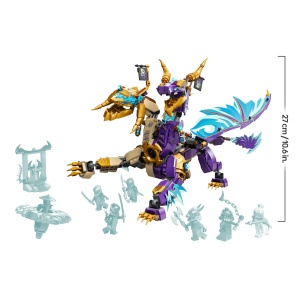 Set LEGO NINJAGO Lichtbogendrache 71836 cu 8 Minifiguri si Spinjitzu-Spinner - Img 8