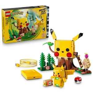 Set LEGO Pokemon SMART Play Pikachu - 400 piese, interactiv, pentru copii de la 6 ani
