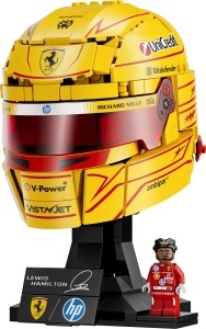 Set LEGO Scuderia Ferrari Helm Lewis Hamilton 43022, 884 piese, galben - Img 4