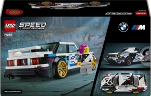 Set LEGO Speed Champions BMW M3 E30 - 358 piese, 1 minifigur, design autentic - Img 5