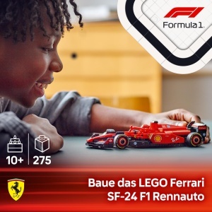 Set LEGO Speed Champions Ferrari SF-24 F1 - 275 piese, cu figurina pilot - Img 2