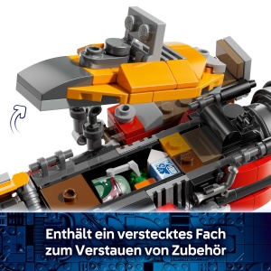 Set LEGO Star Wars 75437 Cobb Vanth Speeder cu 2 Figurine, 207 Piese, Interactiv - Img 3