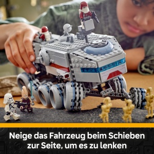 Set LEGO Star Wars Juggernaut 75413, 813 piese, cu 5 figurine si lumina - Img 3