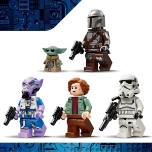 Set LEGO Star Wars Razor Crest 75447 cu 5 Figurine, 930 Piese, pentru Copii de la 10 Ani - Img 3