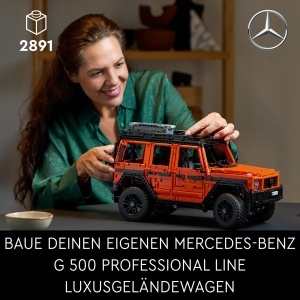 Set LEGO Technic Mercedes-Benz G 500, 2891 piese, model detaliat pentru adulti - Img 2
