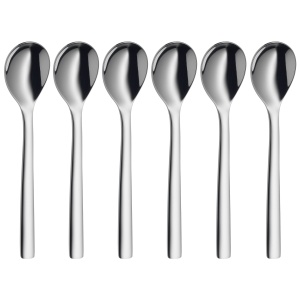 Set linguri de ou WMF Nuova 6 bucati, Cromargan din otel inoxidabil lustruit pentru masina de spalat vase, L 12 cm