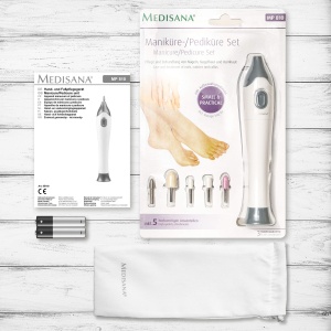 Set manichiura si pedichiura Medisana MP 810 5 accesorii ergonomic portabil - Img 8
