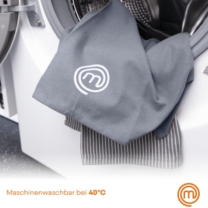 Set MasterChef de Prosoape de Bucatarie, Schita, Manusi de Cuptor, Gri, 100 Bumbac - Img 6