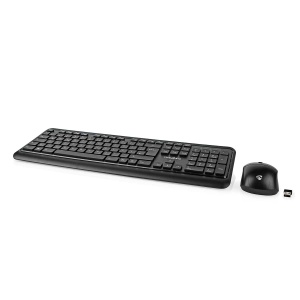 Set Maus si Tastatura Nedis KBMCW100BKDE, Wireless, USB, 80012001600 DPI - Img 4