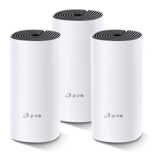 Set Mesh Wi-Fi TP-Link Deco M4, 3 unitati, AC1200, 2 porturi Gigabit