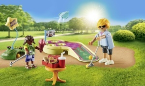 Set Minigolf PLAYMOBIL myLife 71449, pentru copii de la 4 ani, cu accesorii incluse - Img 3