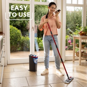 Set mop Vileda H2Pro cu galeata Sistem cu 2 rezervoare Microfibra Ergonomic Eco-friendly - Img 10