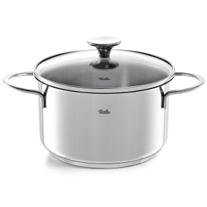 Set oale Fissler Copenhagen 5 piese otel inoxidabil compatibil inductie cu capac din sticla - Img 3