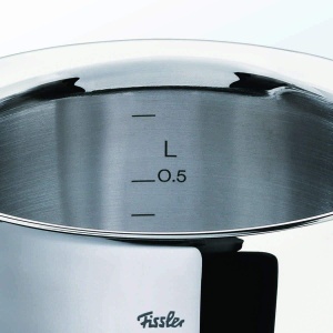 Set oale inox Fissler Intensa, 4 piese, compatibile inductie, capac metalic, fabricat in Germania - Img 3