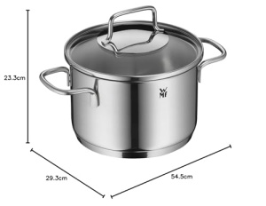 Set oale si cratite WMF Astoria, 4 piese, otel inoxidabil, compatibil inductie - Img 2