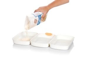 Set Panierschalen Tescoma PRESTO 3 piese cu Zanga, Plastic, Antiderapant - Img 4