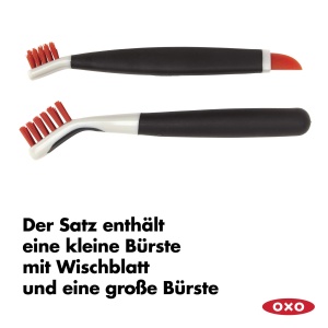 Set perii curatare profunda OXO Good Grips, portocaliu, cu manere antialunecare - Img 4